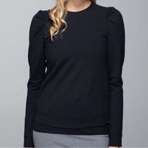 Lululemon Lab City Long Sleeve Pullover - Midnight Black